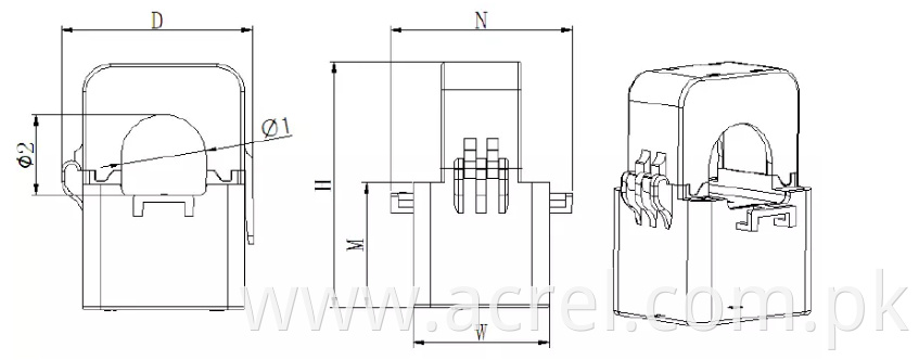 open core current transformer